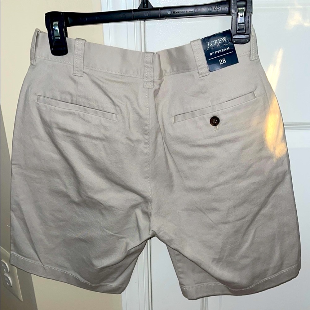 NWT J. Crew Men's Tan Shorts size 28